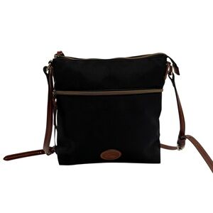 Dooney & Bourke Black Nylon Crossbody Bag Purse
